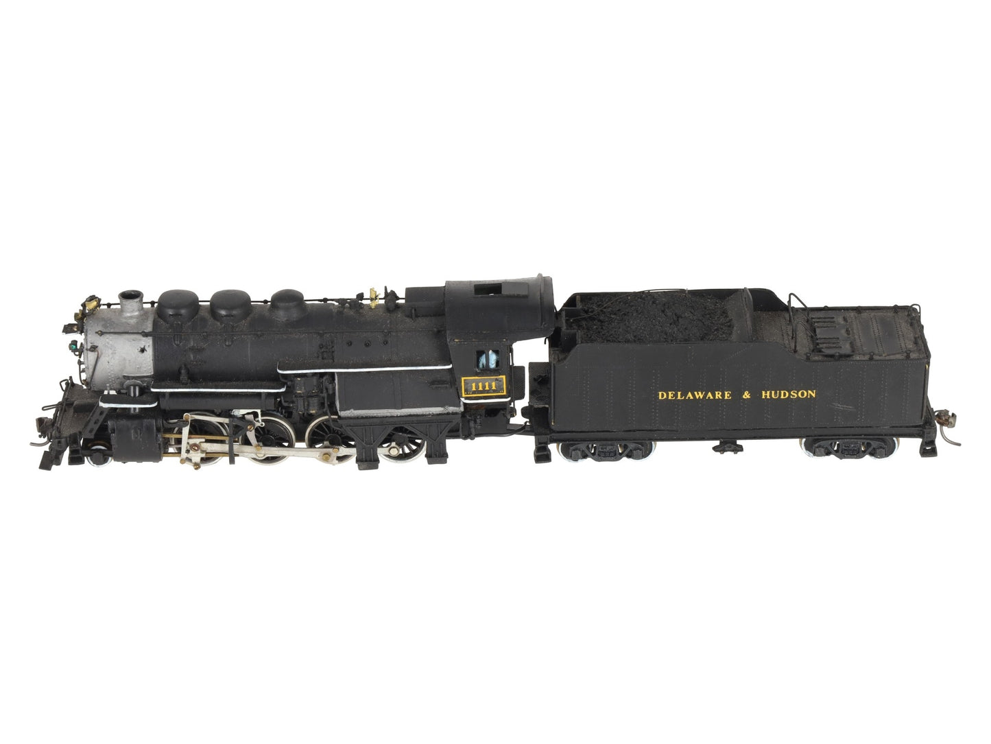 Bradford Locomotive Works HO Delaware & Hudson 2-8-0 Steam Locomotive & Tender