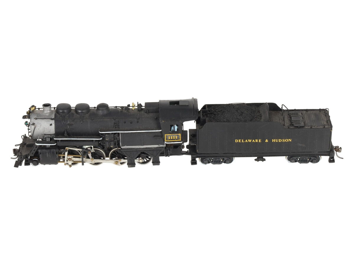Bradford Locomotive Works HO Delaware & Hudson 2-8-0 Steam Locomotive & Tender