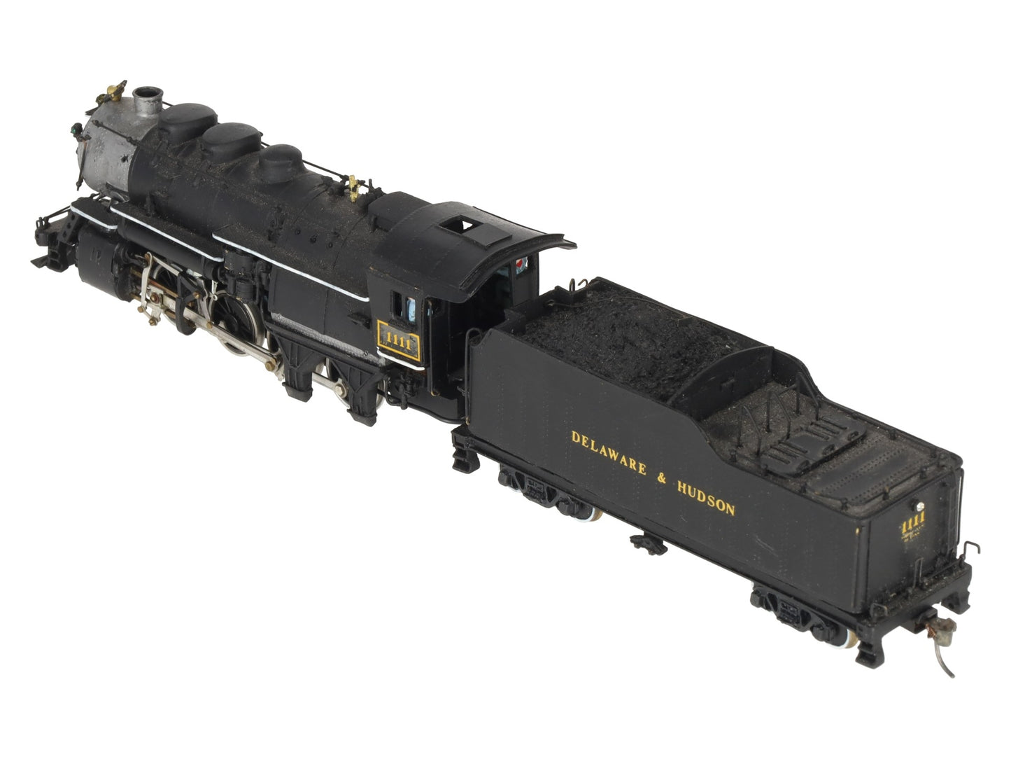 Bradford Locomotive Works HO Delaware & Hudson 2-8-0 Steam Locomotive & Tender