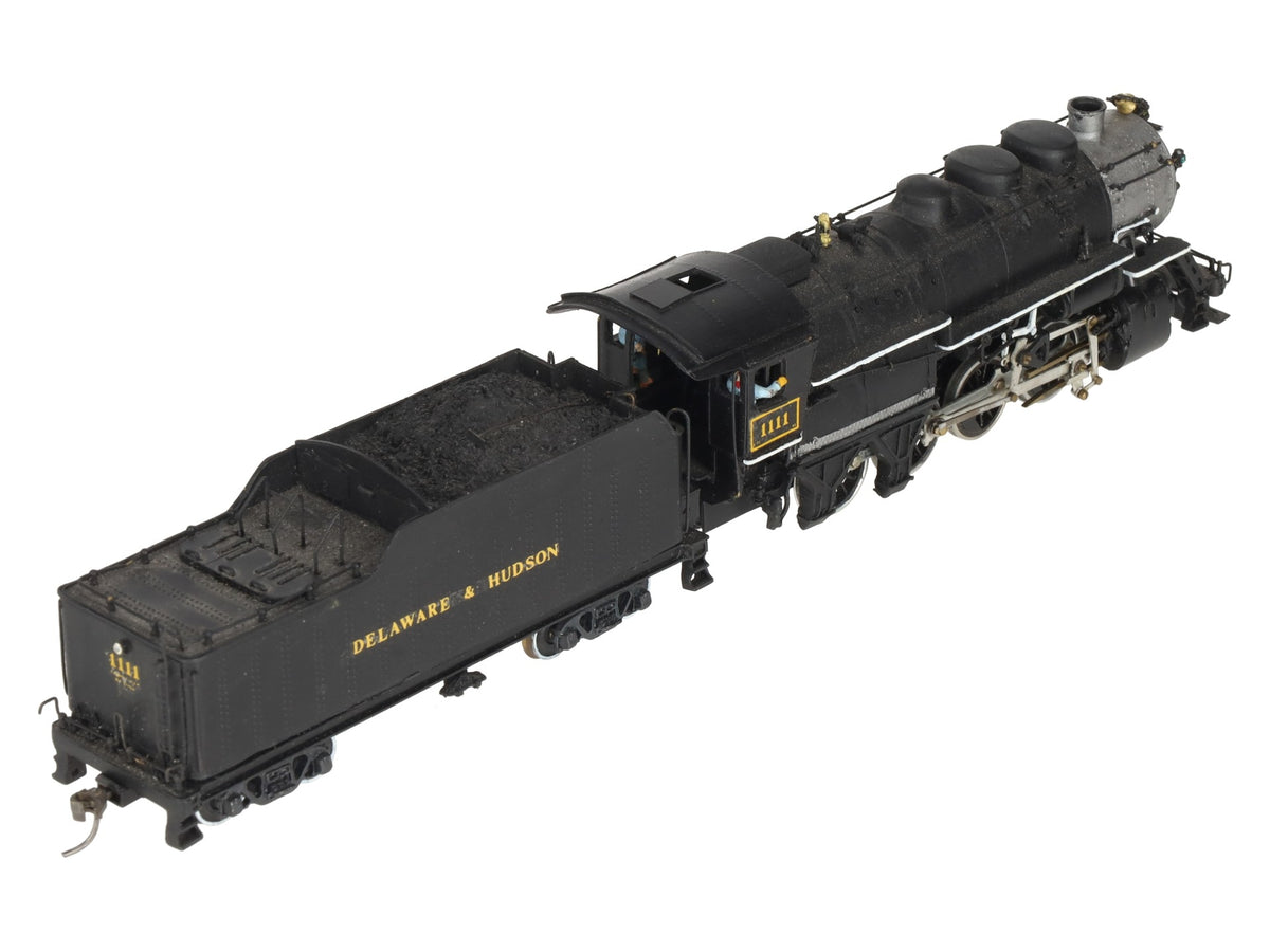Bradford Locomotive Works HO Delaware & Hudson 2-8-0 Steam Locomotive & Tender