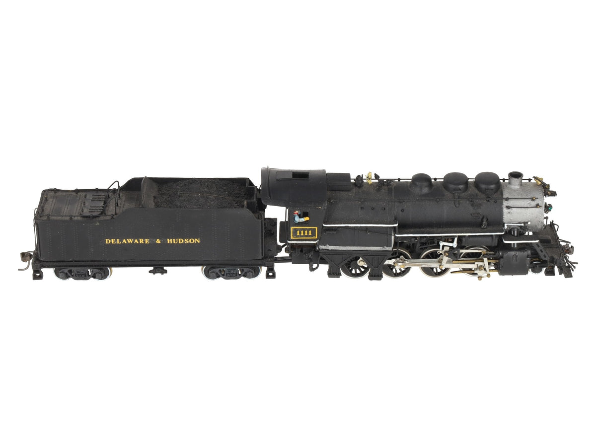 Bradford Locomotive Works HO Delaware & Hudson 2-8-0 Steam Locomotive & Tender