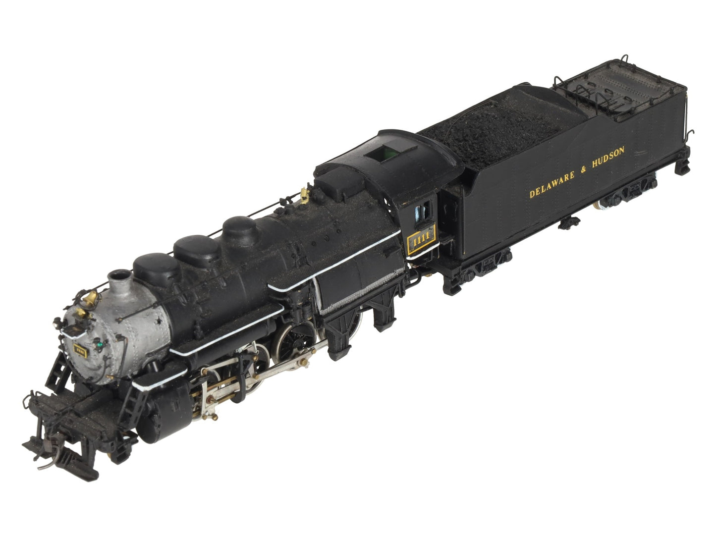Bradford Locomotive Works HO Delaware & Hudson 2-8-0 Steam Locomotive & Tender