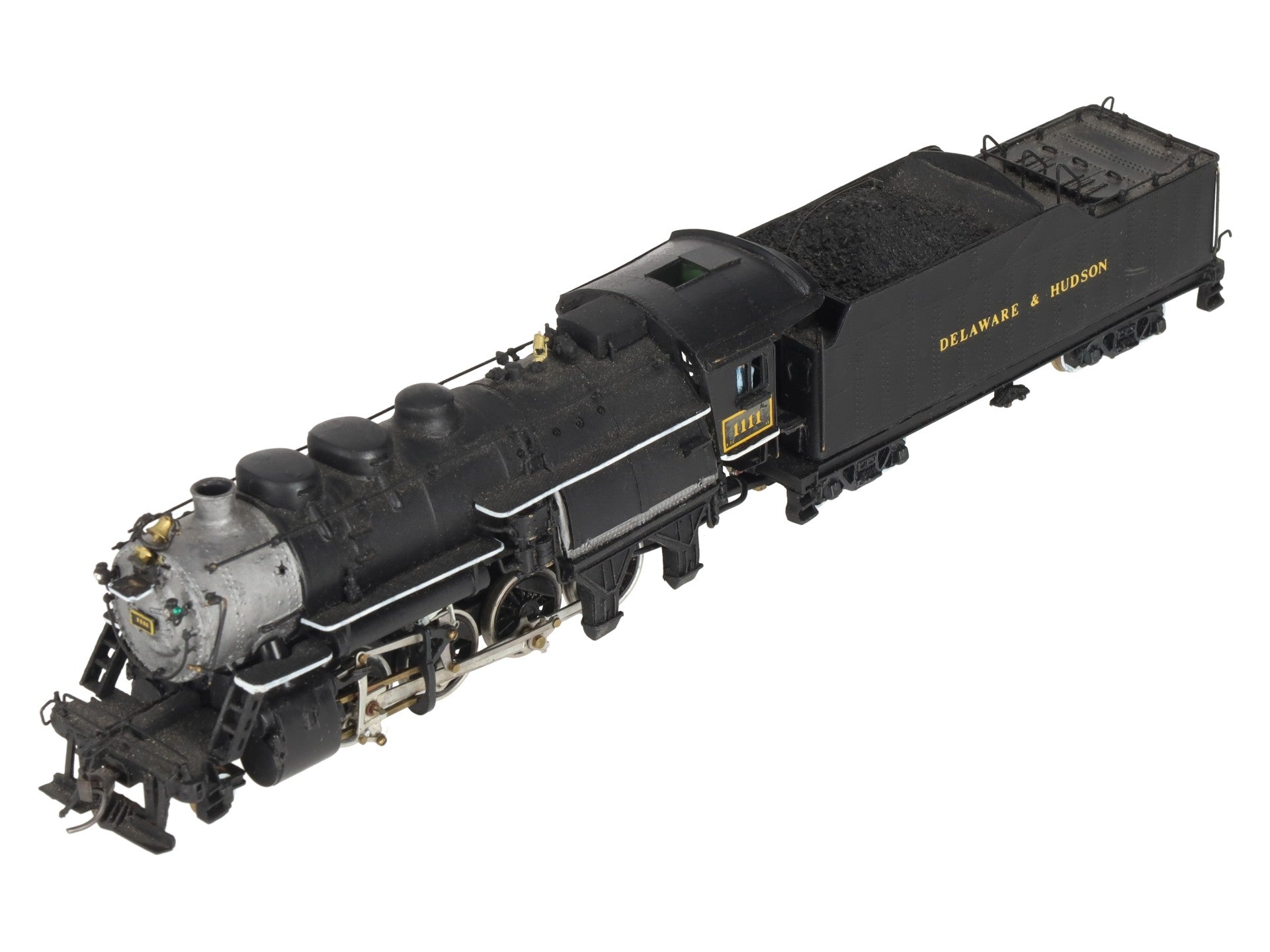 Bradford Locomotive Works HO Delaware & Hudson 2-8-0 Steam Locomotive & Tender