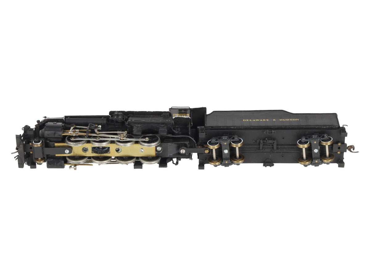 Bradford Locomotive Works HO Delaware & Hudson 2-8-0 Steam Locomotive & Tender