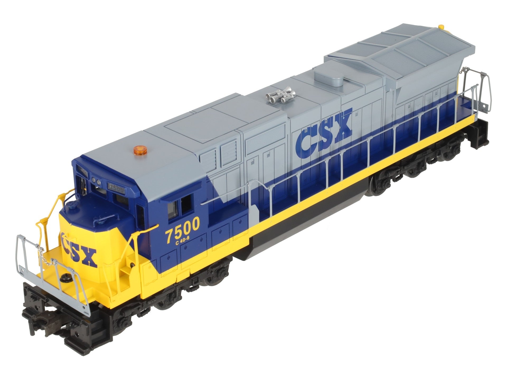 Lionel 6-18214 O Gauge CSX Dash 8 Diesel Locomotive with Horn #7500 EX/Box