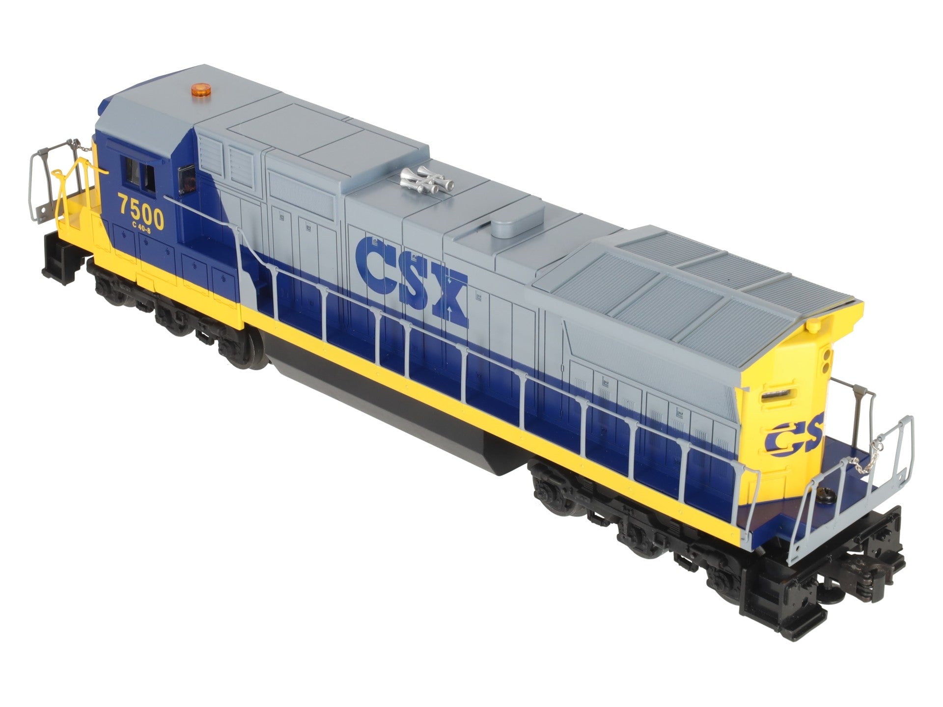 Lionel 6-18214 O Gauge CSX Dash 8 Diesel Locomotive with Horn #7500 EX/Box