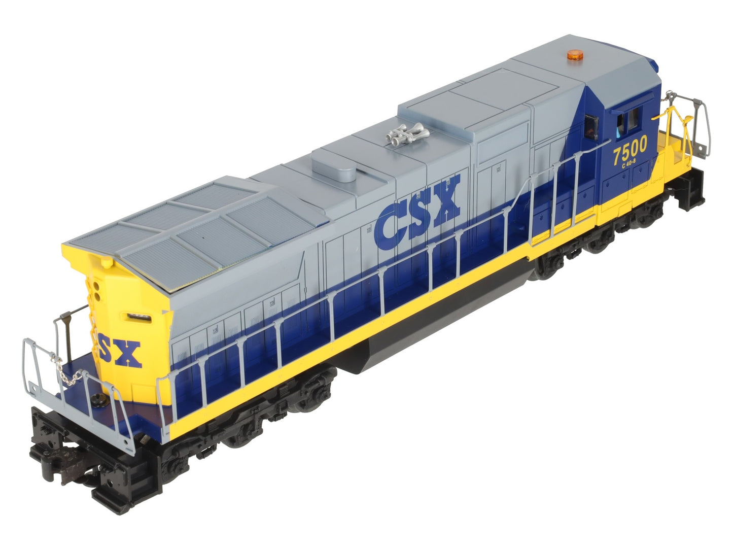 Lionel 6-18214 O Gauge CSX Dash 8 Diesel Locomotive with Horn #7500 EX/Box