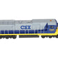 Lionel 6-18214 O Gauge CSX Dash 8 Diesel Locomotive with Horn #7500 EX/Box