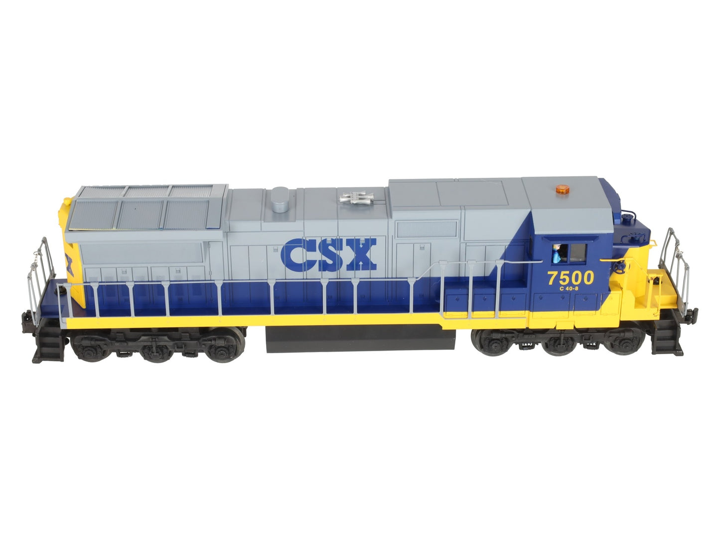 Lionel 6-18214 O Gauge CSX Dash 8 Diesel Locomotive with Horn #7500 EX/Box