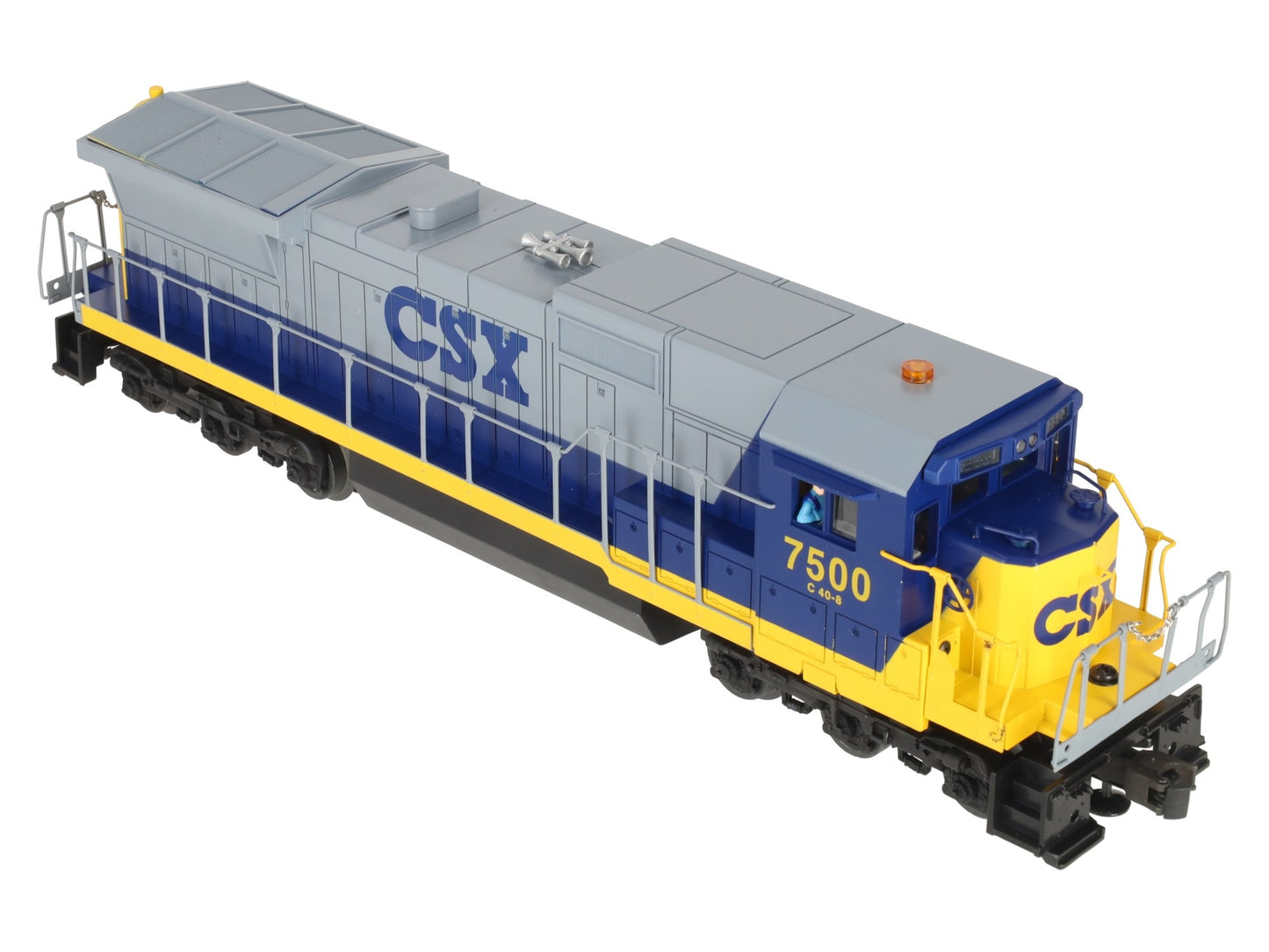 Lionel 6-18214 O Gauge CSX Dash 8 Diesel Locomotive with Horn #7500 EX/Box