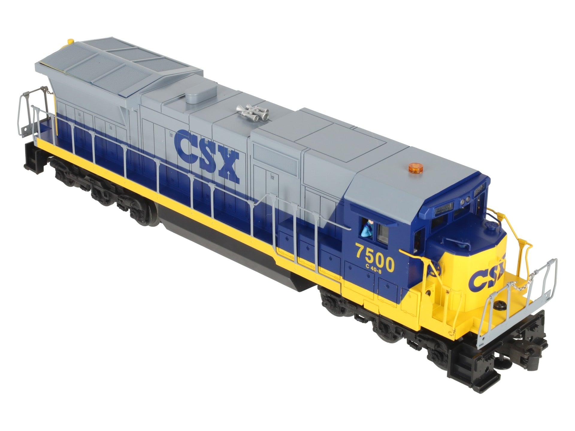 Lionel 6-18214 O Gauge CSX Dash 8 Diesel Locomotive with Horn #7500 EX/Box