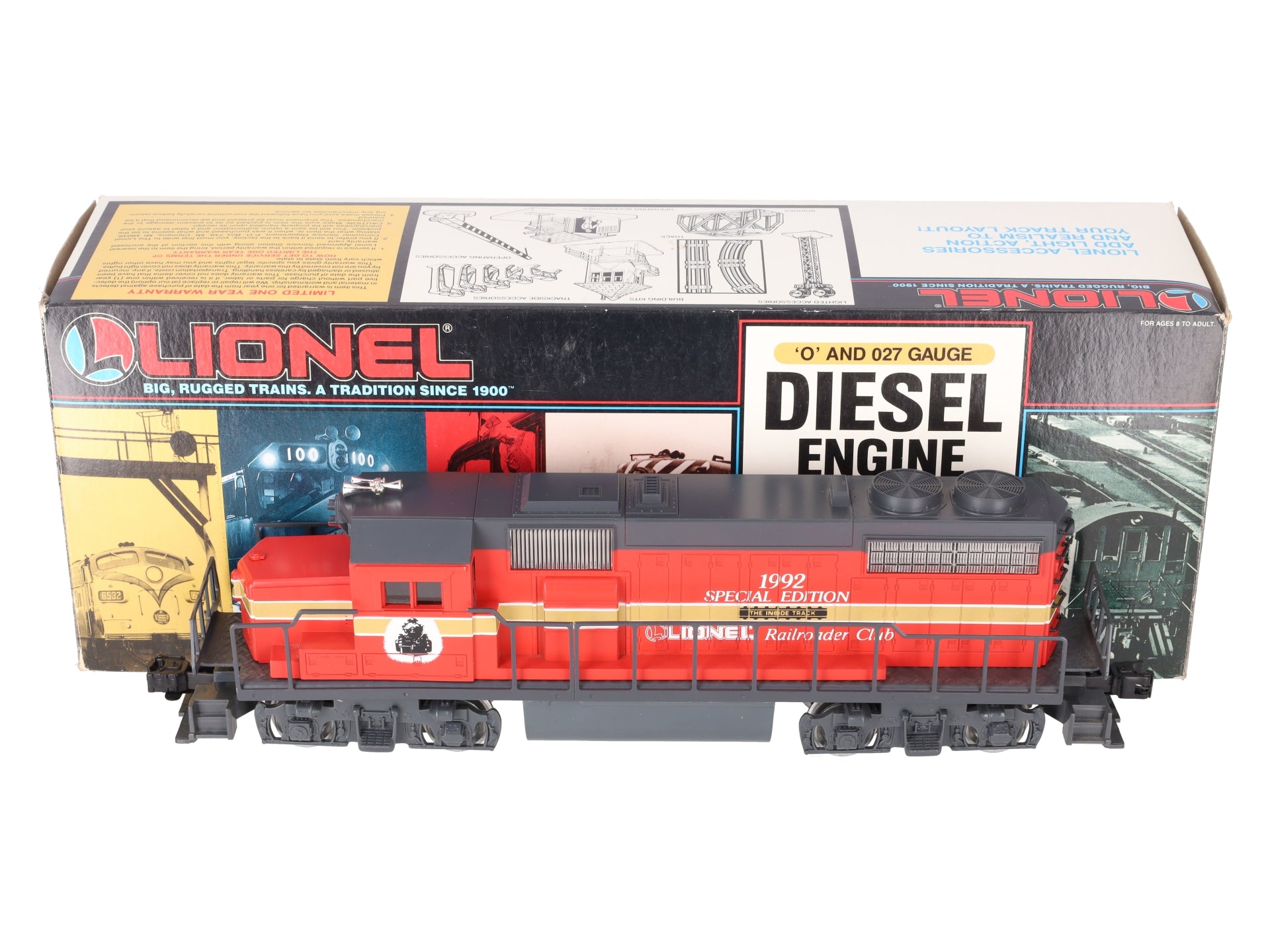 Lionel 6-18818 O Lionel Railroader Club GP-38 Diesel Locomotive w/Horn EX/Box