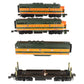 MTH 20-2220-1 O Gauge GN F3 ABA Diesel Engine Set w/PS1 #352-A/352-B/352-C VG/Box