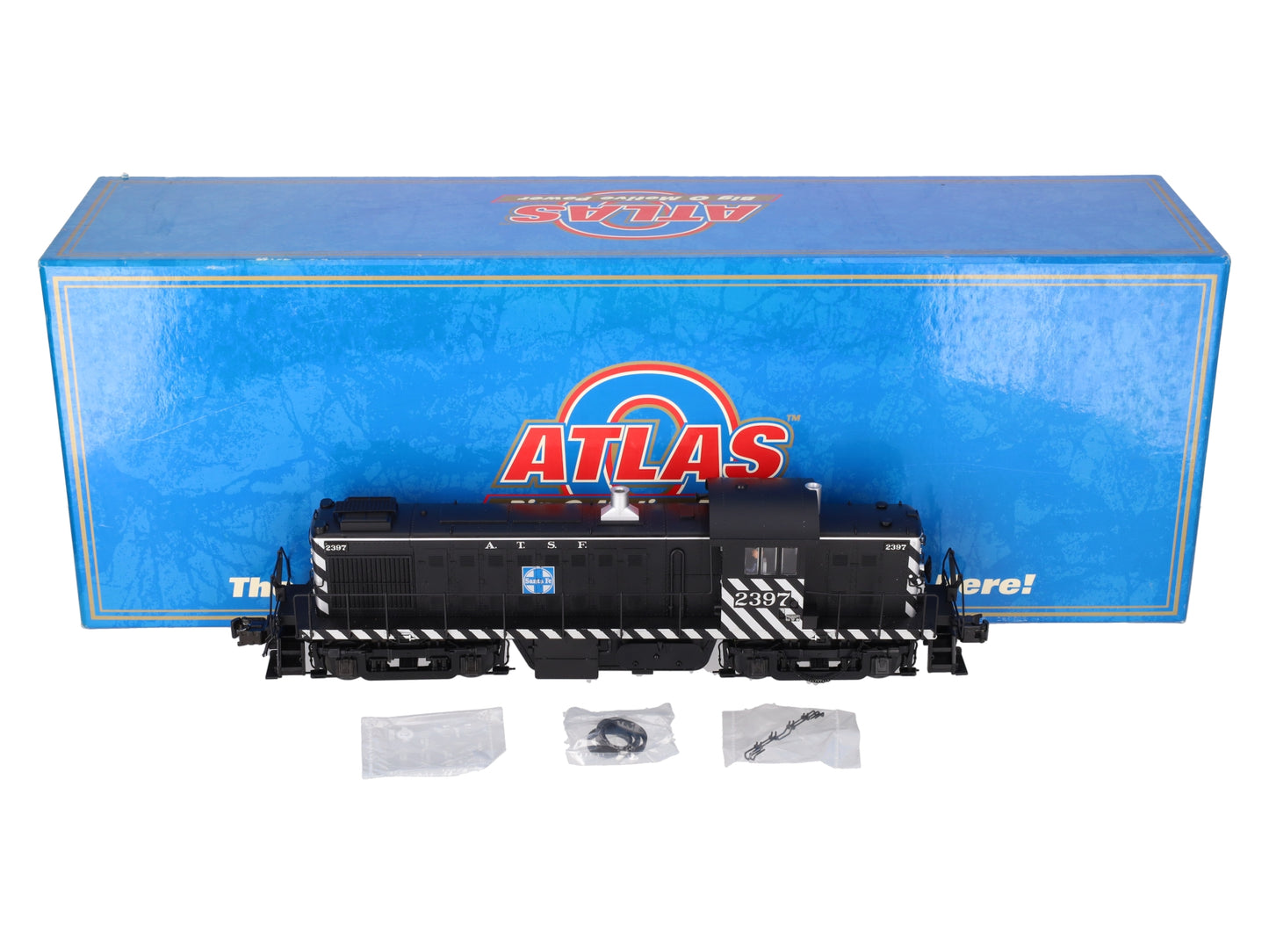Atlas 6876-2 O Gauge Santa Fe RS-1 Diesel Locomotive #2397 - 3 Rail EX/Box