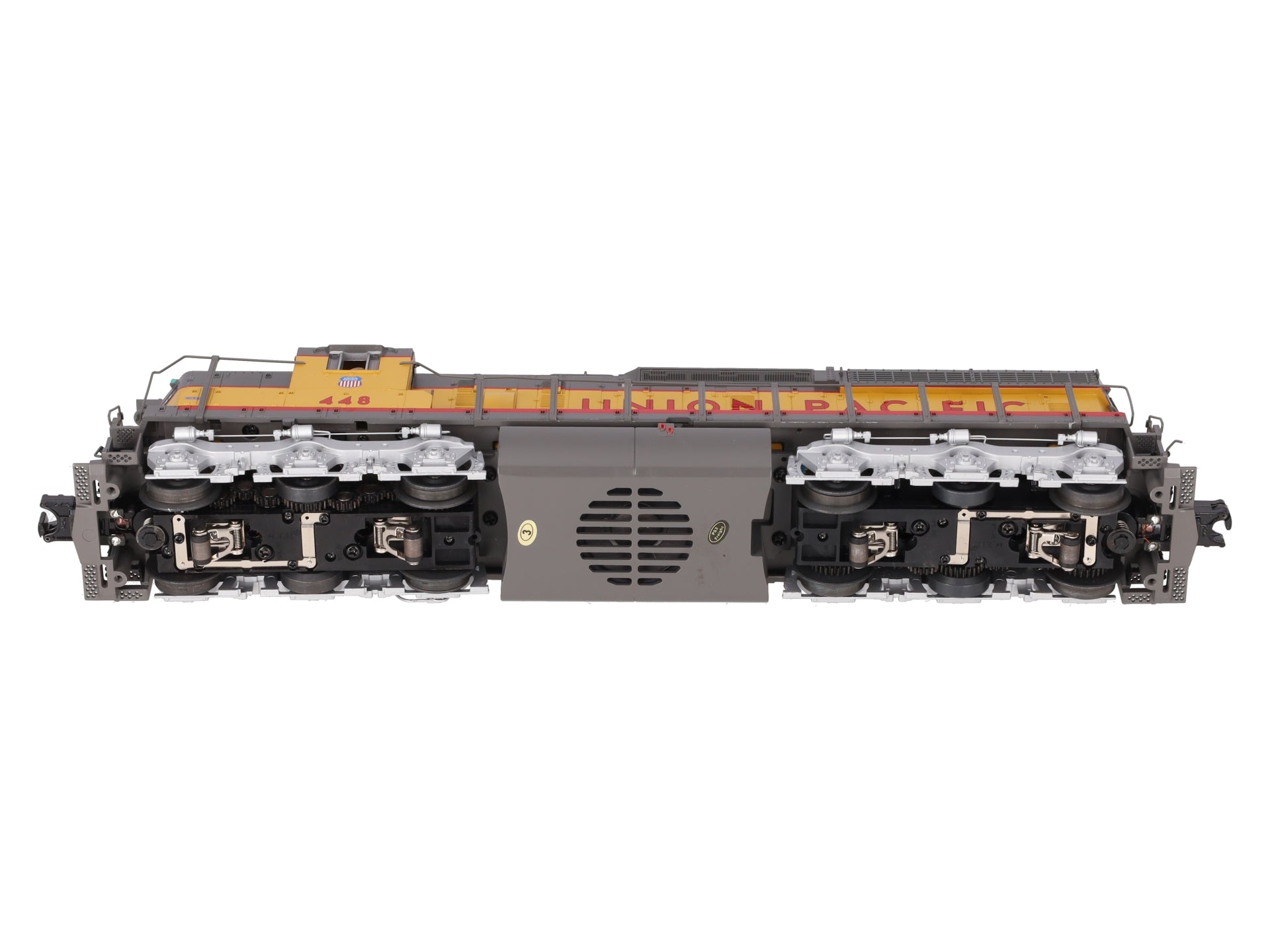 MTH 20-20179-1 O Gauge Union Pacific SD24 Diesel Engine #448 w/ PS3 (Hi-Rail) EX/Box