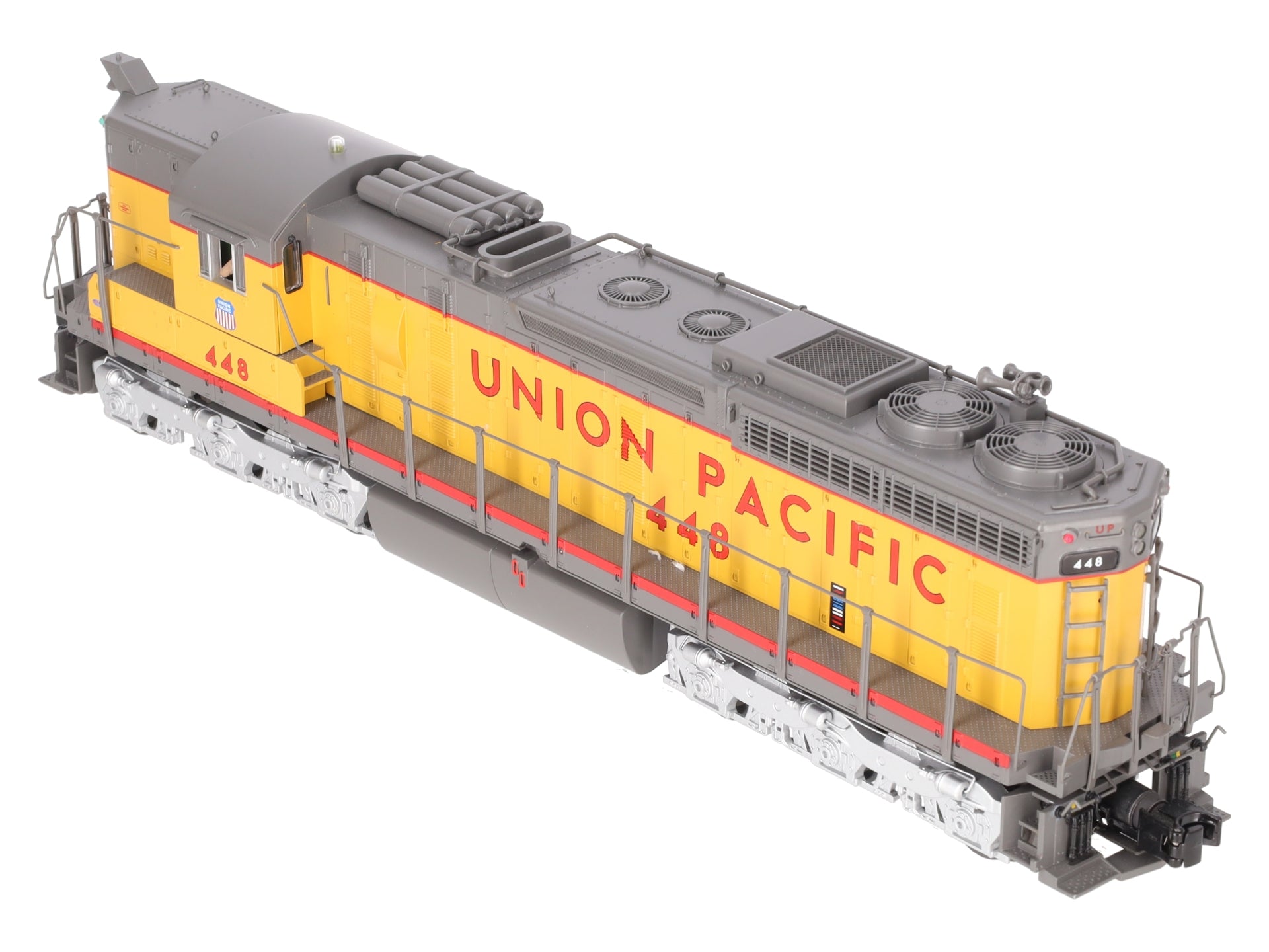 MTH 20-20179-1 O Gauge Union Pacific SD24 Diesel Engine #448 w/ PS3 (Hi-Rail) EX/Box