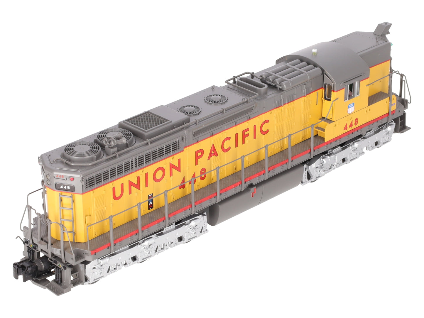 MTH 20-20179-1 O Gauge Union Pacific SD24 Diesel Engine #448 w/ PS3 (Hi-Rail) EX/Box