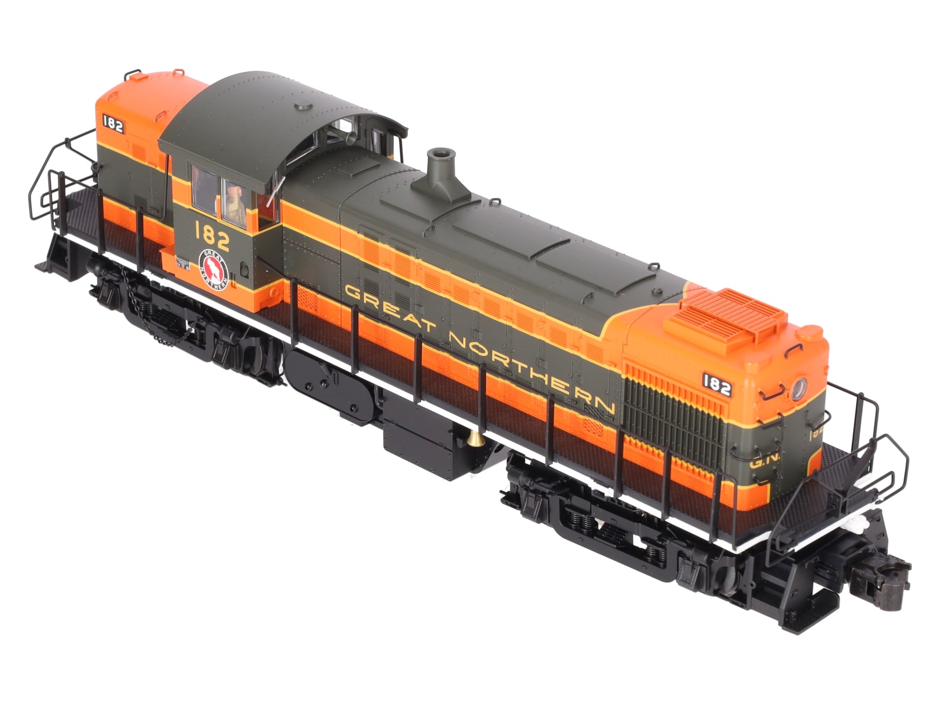 Atlas 6871-1 O Great Northern Alco RS1 Diesel Locomotive w/TMCC #182 EX/Box