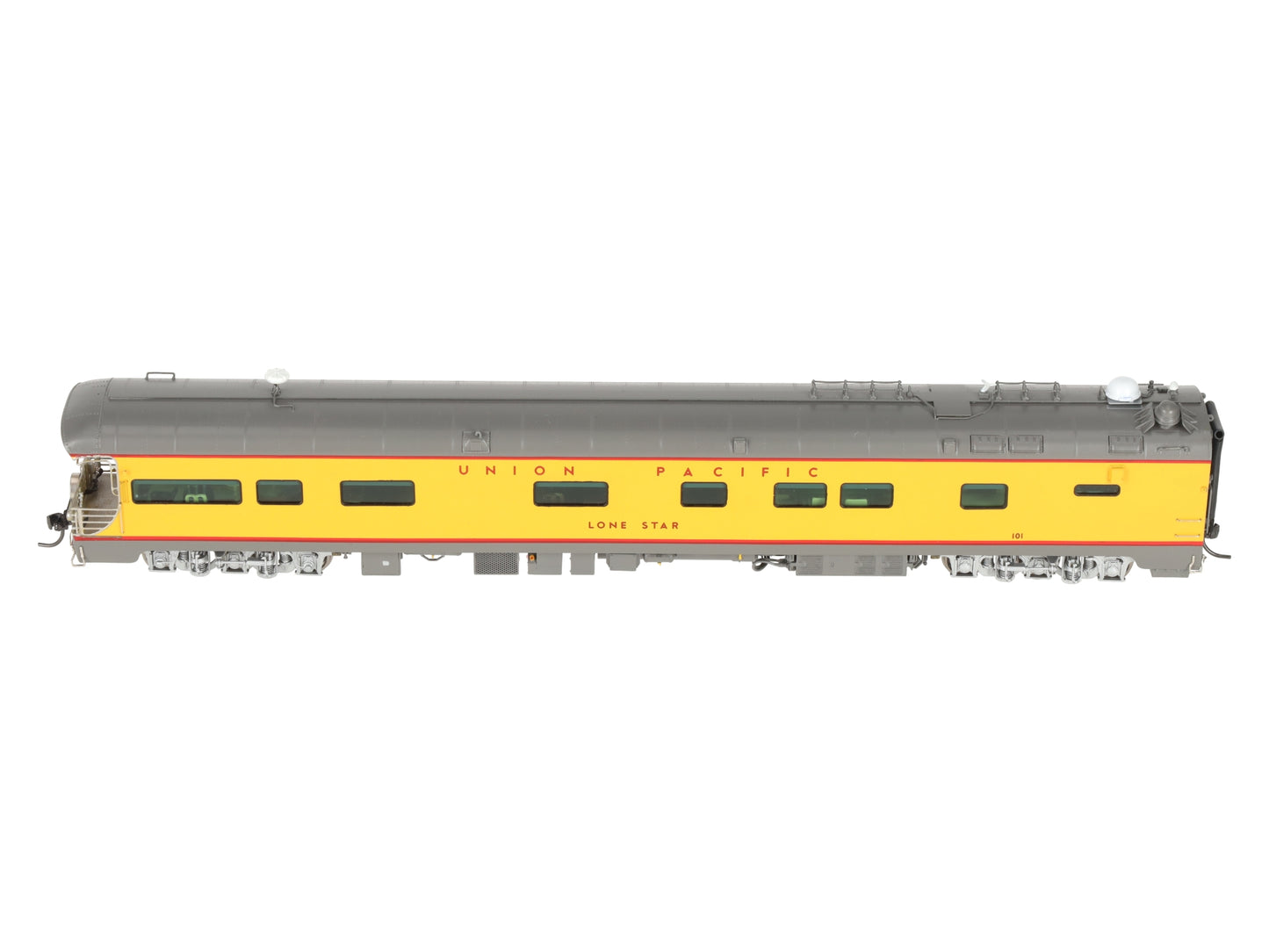 Overland AF-5010-1 HO BRASS UP Lone Star Business Car w/Lights LN/Box