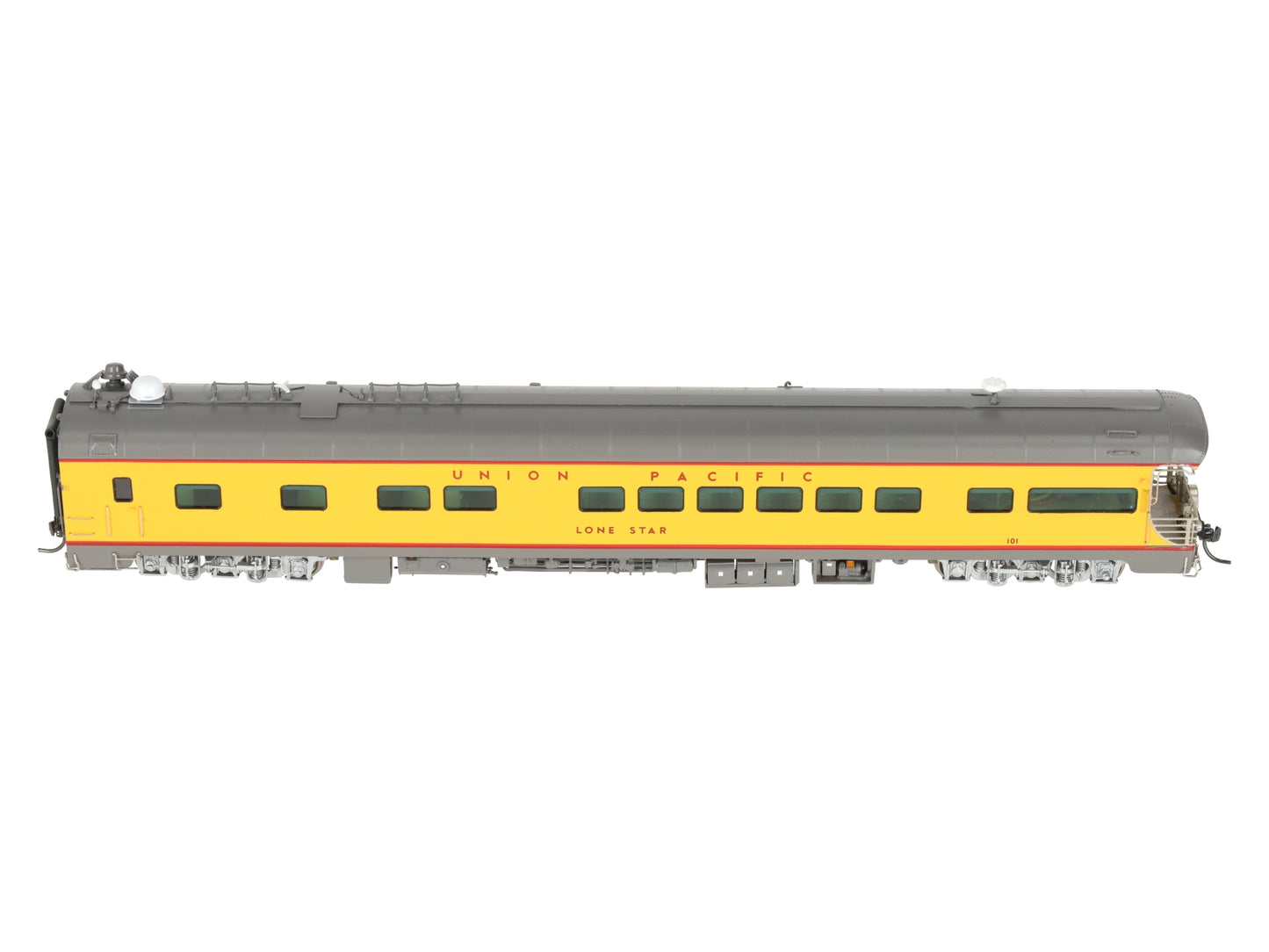 Overland AF-5010-1 HO BRASS UP Lone Star Business Car w/Lights LN/Box