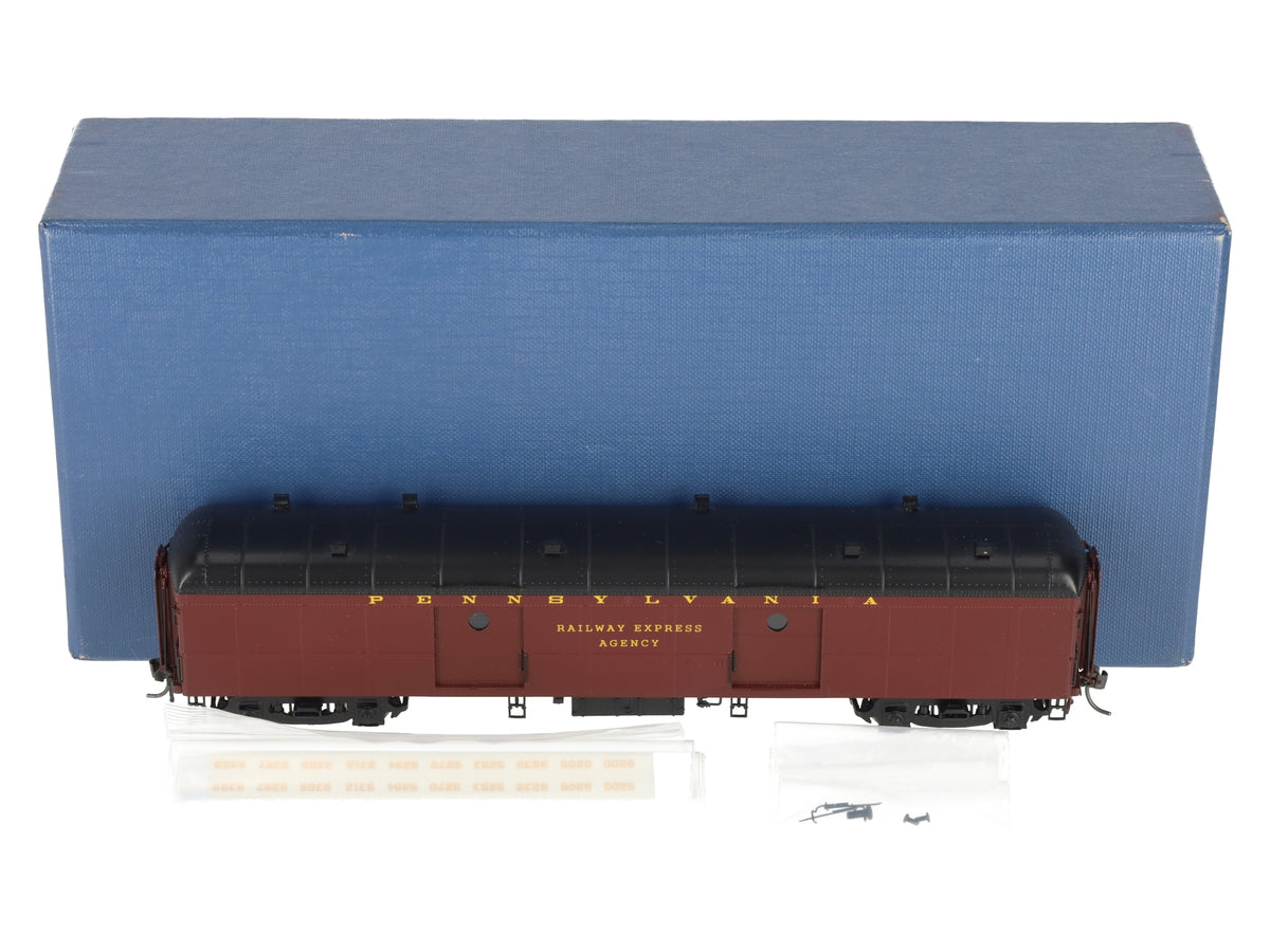 Rail Works R441P HO BRASS PRR B-60b Baggage Car - F/P Full Lettering LN/Box