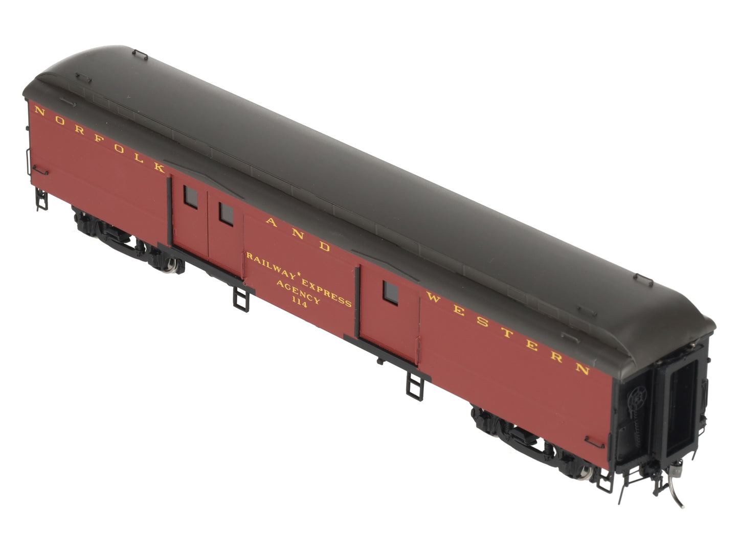 Division Point 114 HO BRASS Norfolk & Western BEJ Baggage Car #111 LN/Box