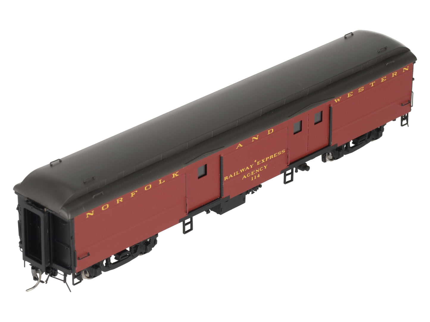Division Point 114 HO BRASS Norfolk & Western BEJ Baggage Car #111 LN/Box