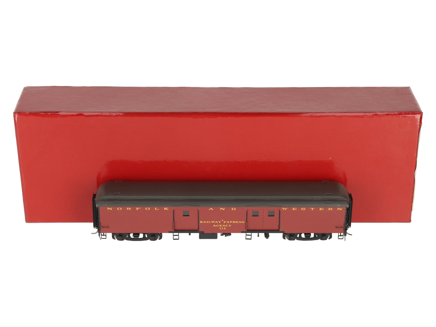 Division Point 114 HO BRASS Norfolk & Western BEJ Baggage Car #111 LN/Box