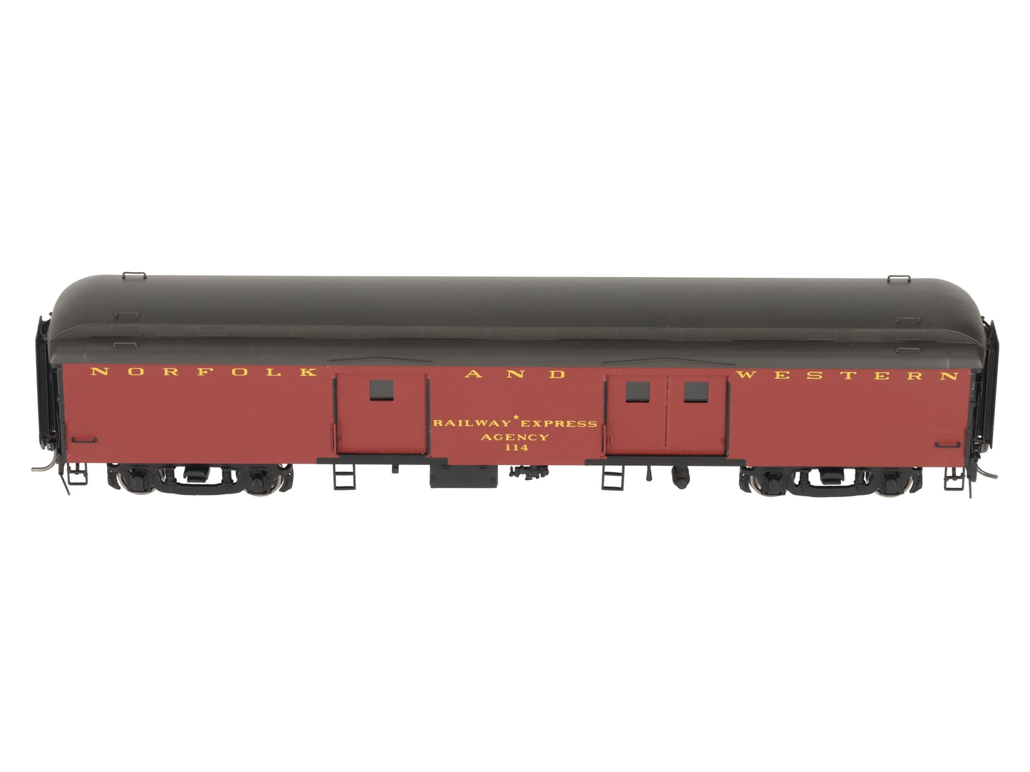 Division Point 114 HO BRASS Norfolk & Western BEJ Baggage Car #111 LN/Box