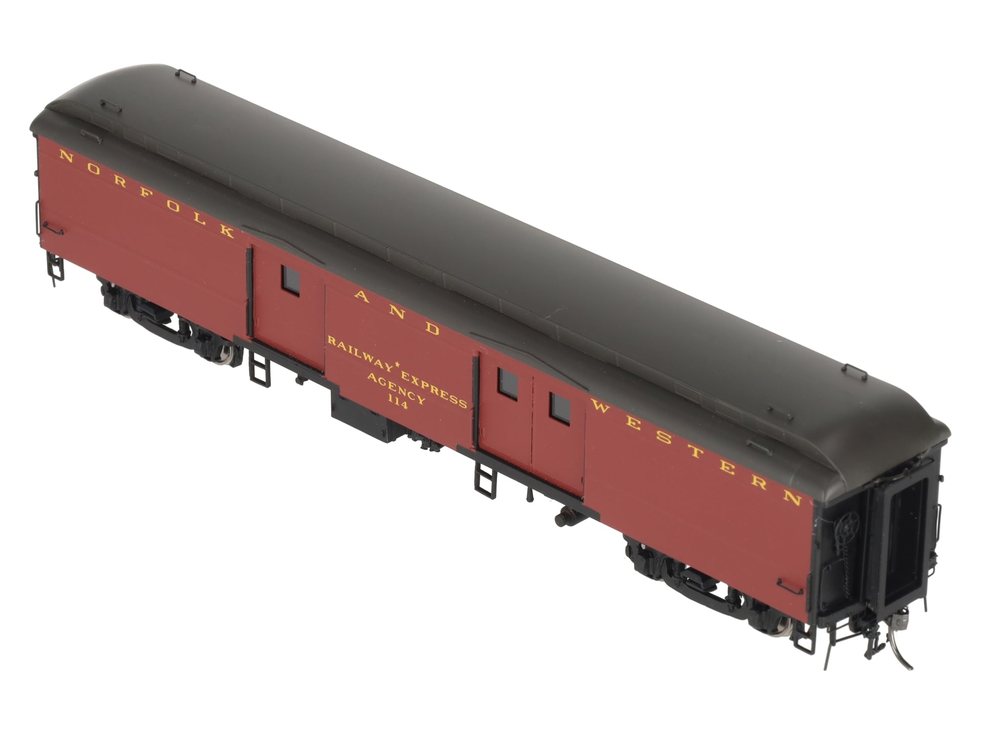 Division Point 114 HO BRASS Norfolk & Western BEJ Baggage Car #111 LN/Box