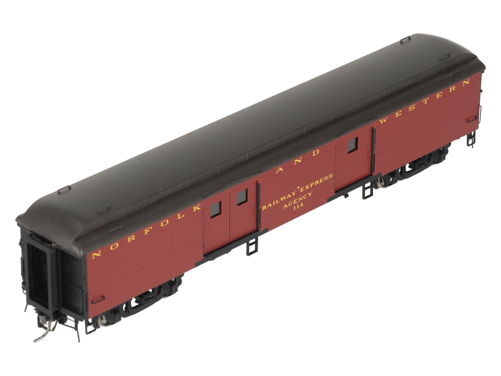 Division Point 114 HO BRASS Norfolk & Western BEJ Baggage Car #111 LN/Box