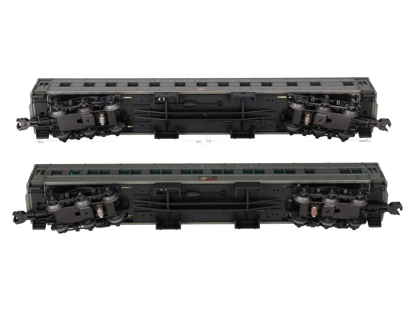 Lionel 6-25651 O Gauge Santa Fe "The Scout" Heavyweight 2-Car Passenger Set VG/Box