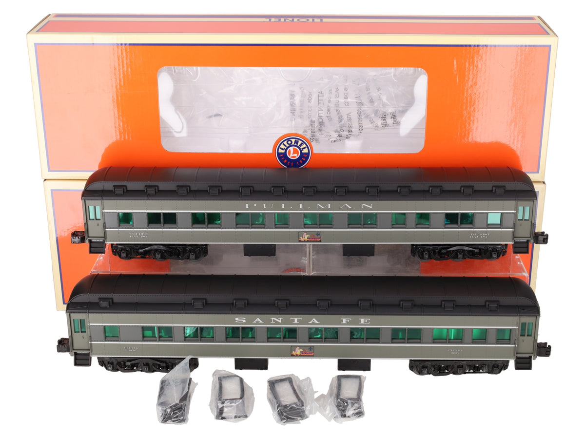 Lionel 6-25651 O Gauge Santa Fe "The Scout" Heavyweight 2-Car Passenger Set