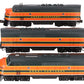Lionel 6-11724 O Great Northern F3 ABA Diesel Locomotive Set EX/Box