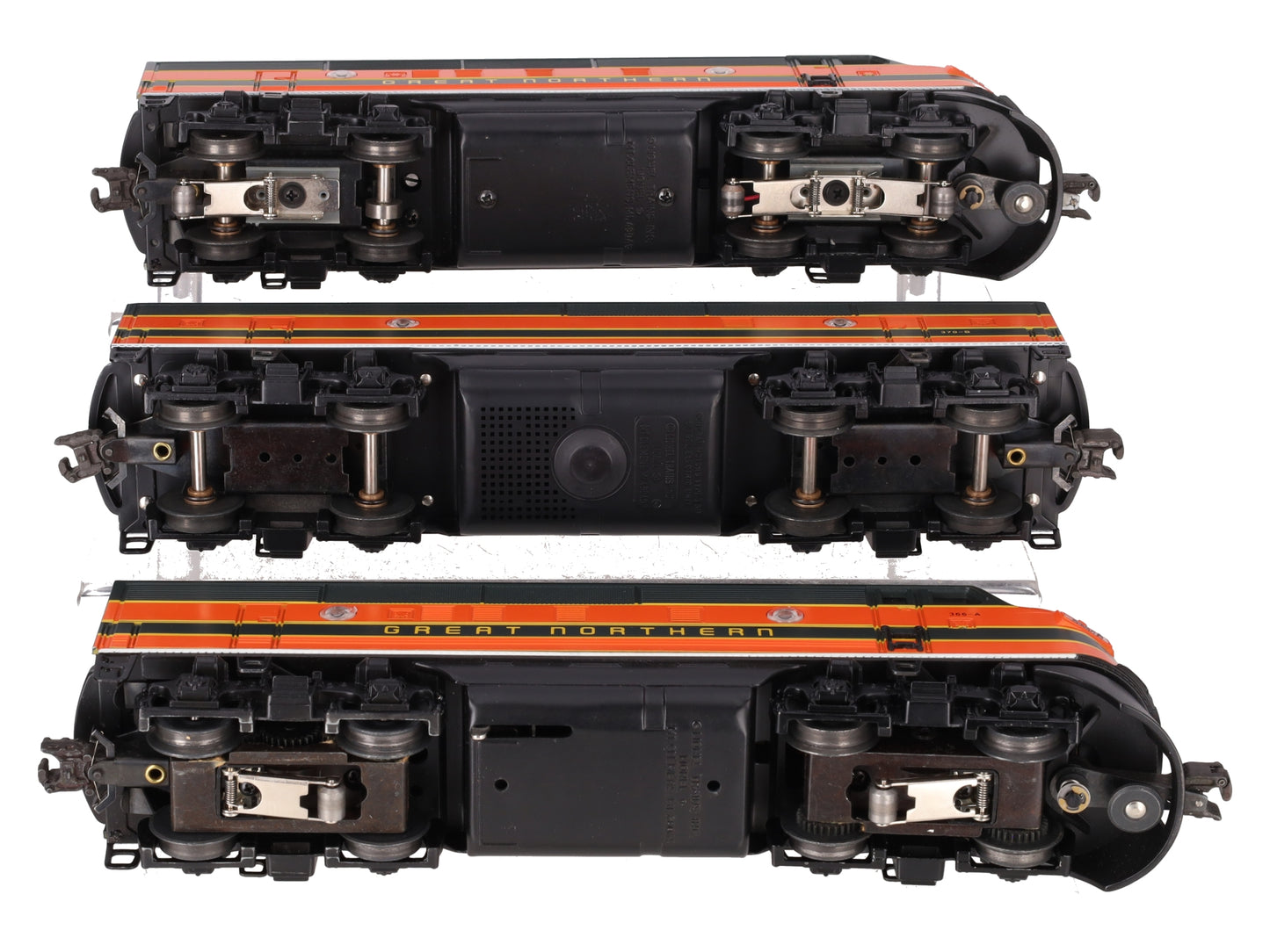 Lionel 6-11724 O Great Northern F3 ABA Diesel Locomotive Set EX/Box