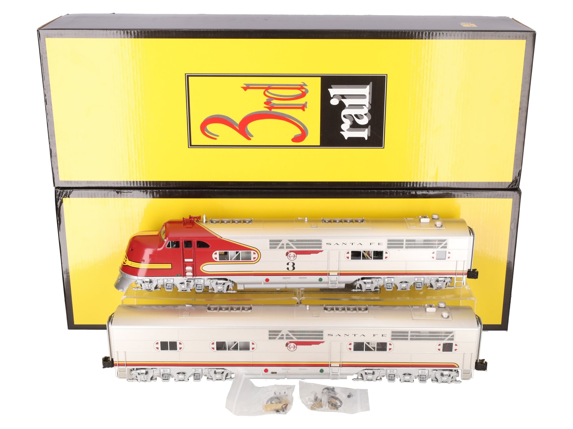 3rd Rail 3 O Santa Fe EMC E1A/E1B Diesel Locomotive Set EX/Box
