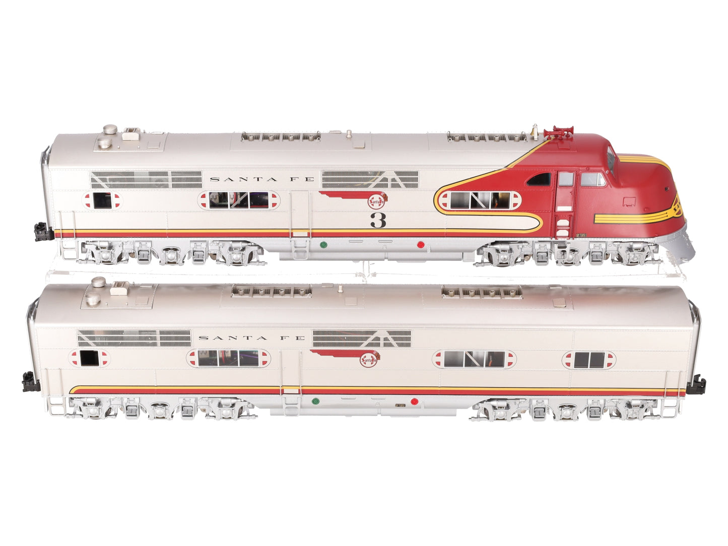3rd Rail 3 O Santa Fe EMC E1A/E1B Diesel Locomotive Set EX/Box