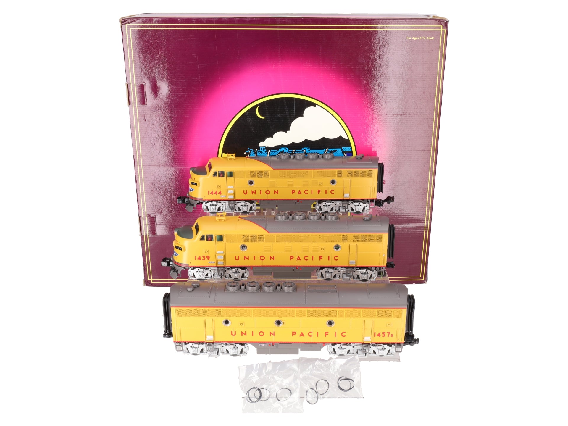 MTH 20-2484-1 O Gauge UP F-3 ABA Diesel Engine Set w/PS2 1439/1444/1457B EX/Box