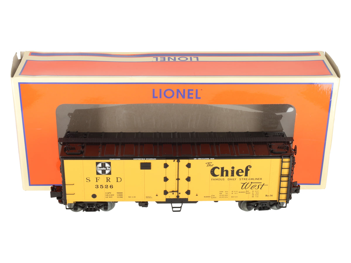 Lionel 1926120 O Santa Fe Freightsounds Reefer #3526 EX/Box