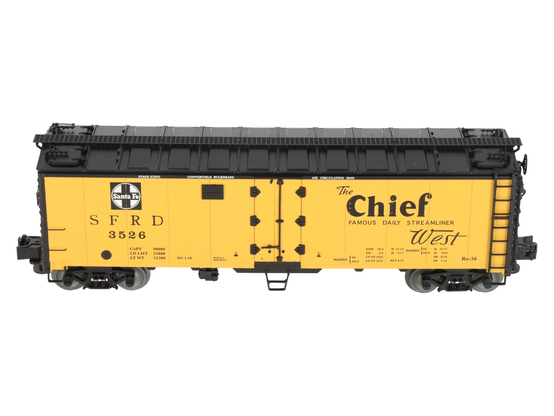 Lionel 1926120 O Santa Fe Freightsounds Reefer #3526