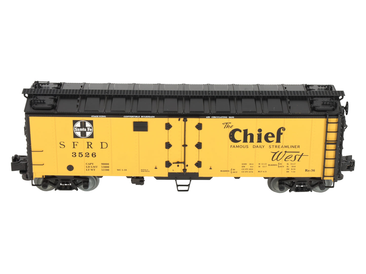 Lionel 1926120 O Santa Fe Freightsounds Reefer #3526 EX/Box
