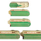 Marx 10005 Vintage O Gauge UP Streamliner Lithographed Diesel Passenger Set VG