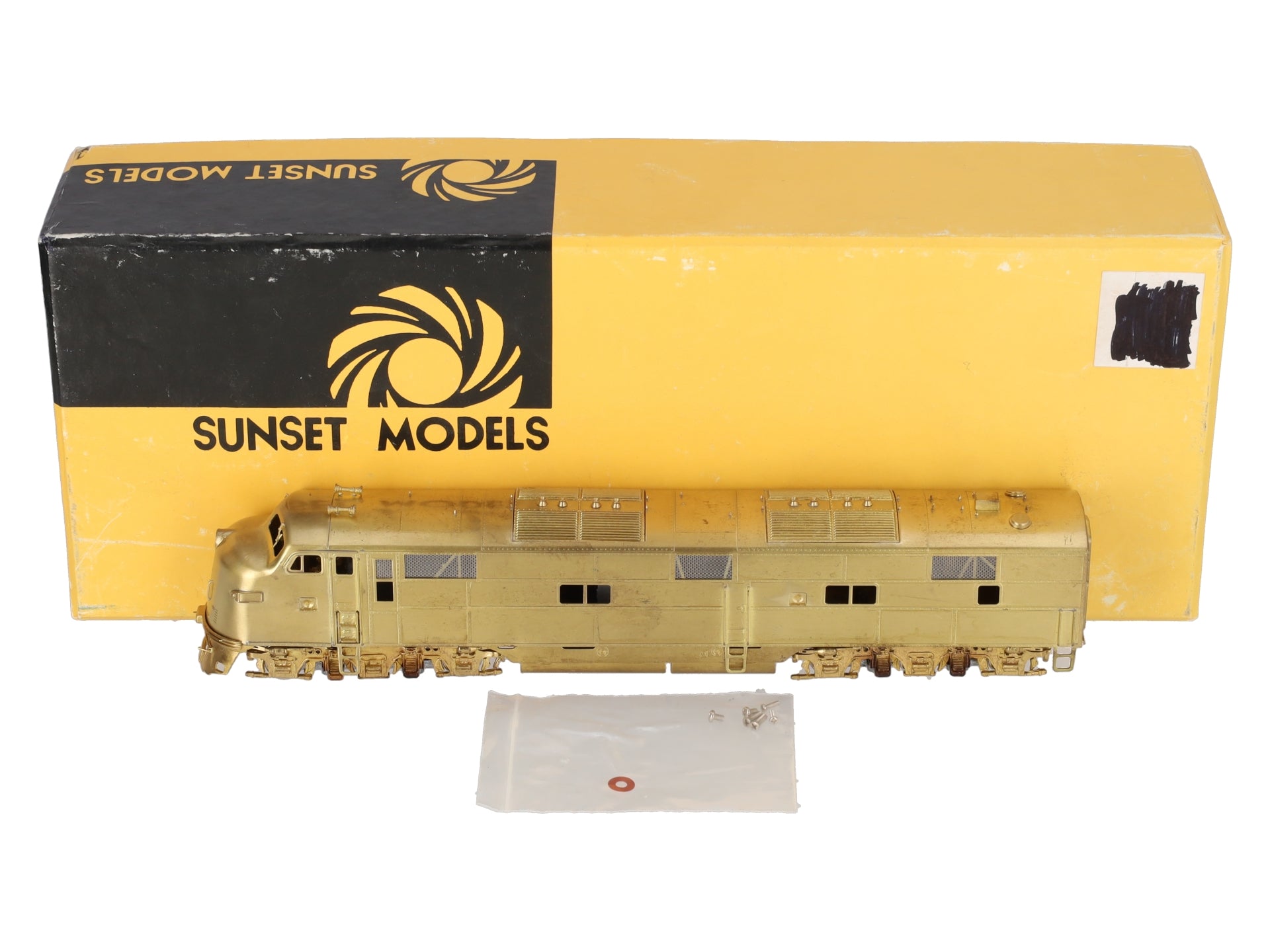 Sunset Models HO Brass EMD E7 Powered A Unit Diesel Locomotive EX/Box