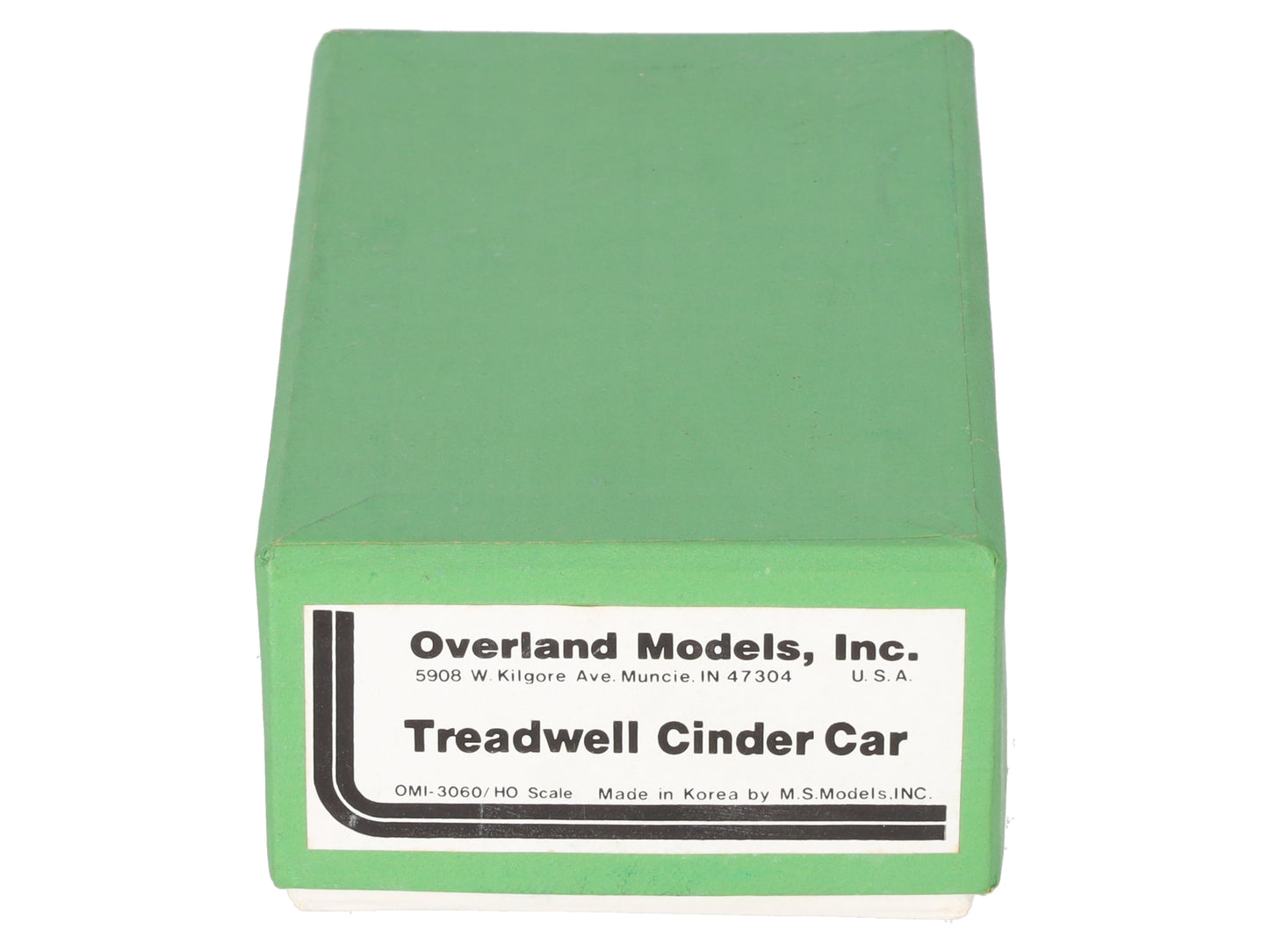 Overland 3060 HO Brass Treadwell Cinder Car - unpainted EX/Box
