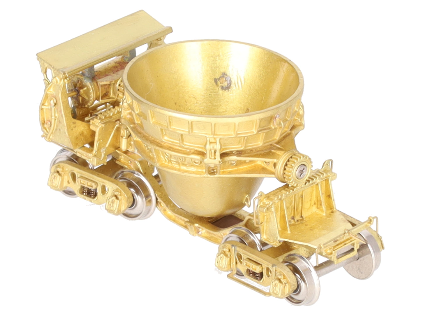 Overland 3060 HO Brass Treadwell Cinder Car - unpainted EX/Box