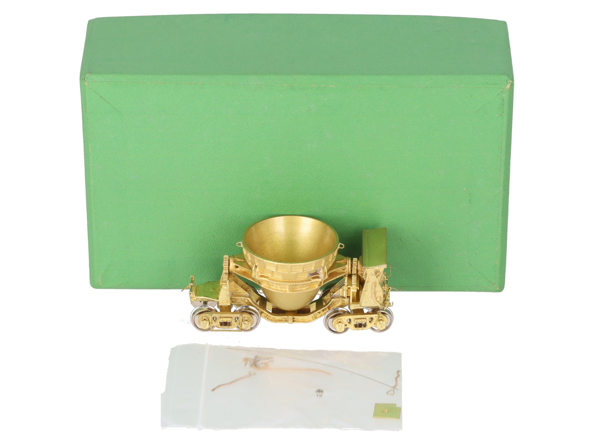 Overland 3060 HO Brass Treadwell Cinder Car - unpainted EX/Box
