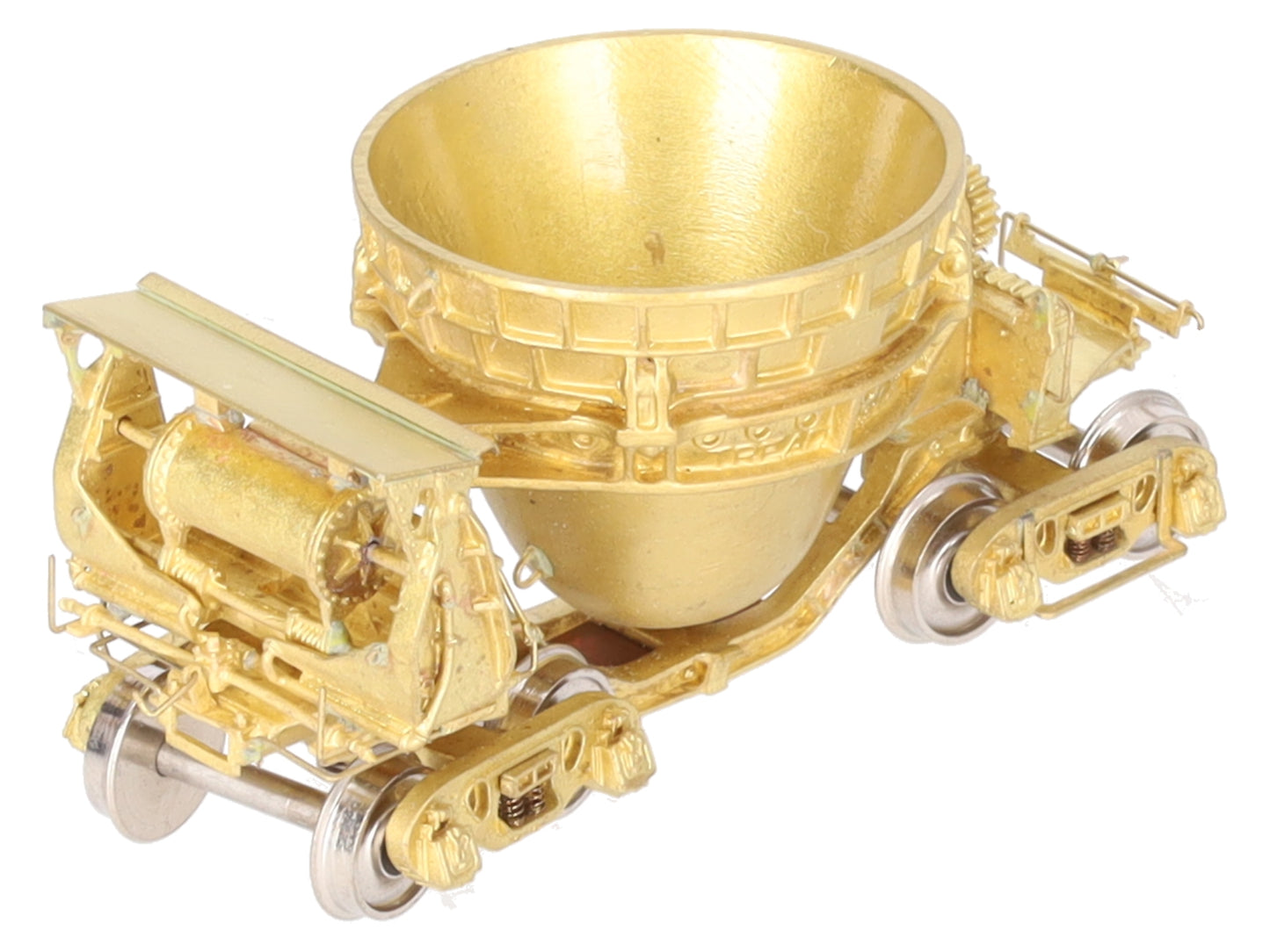 Overland 3060 HO Brass Treadwell Cinder Car - unpainted EX/Box