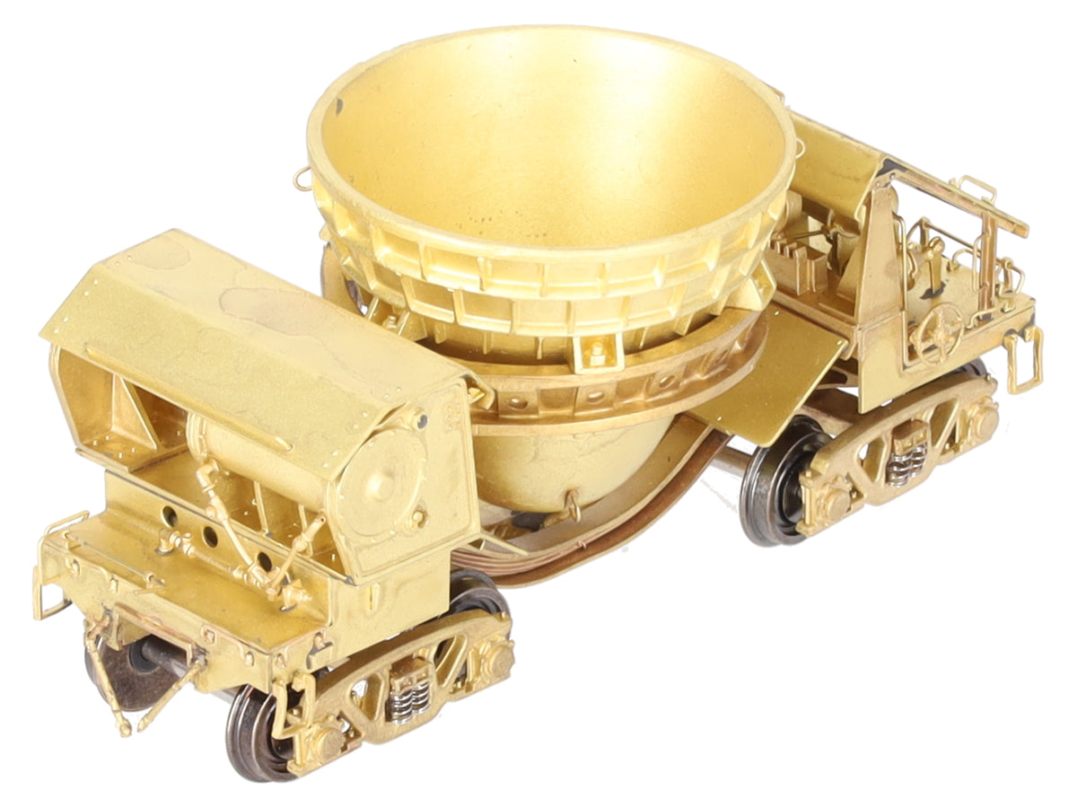 Oriental Limited 2015 HO BRASS Slag Car w/ Waffle Top -Unpainted EX/Box