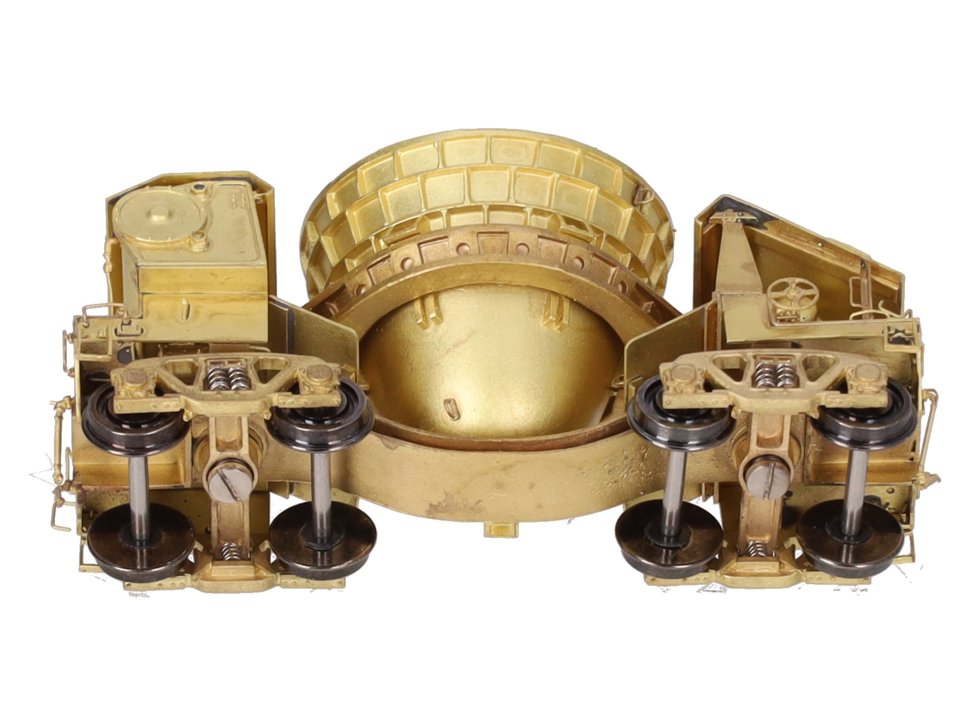 Oriental Limited 2015 HO BRASS Slag Car w/ Waffle Top -Unpainted EX/Box