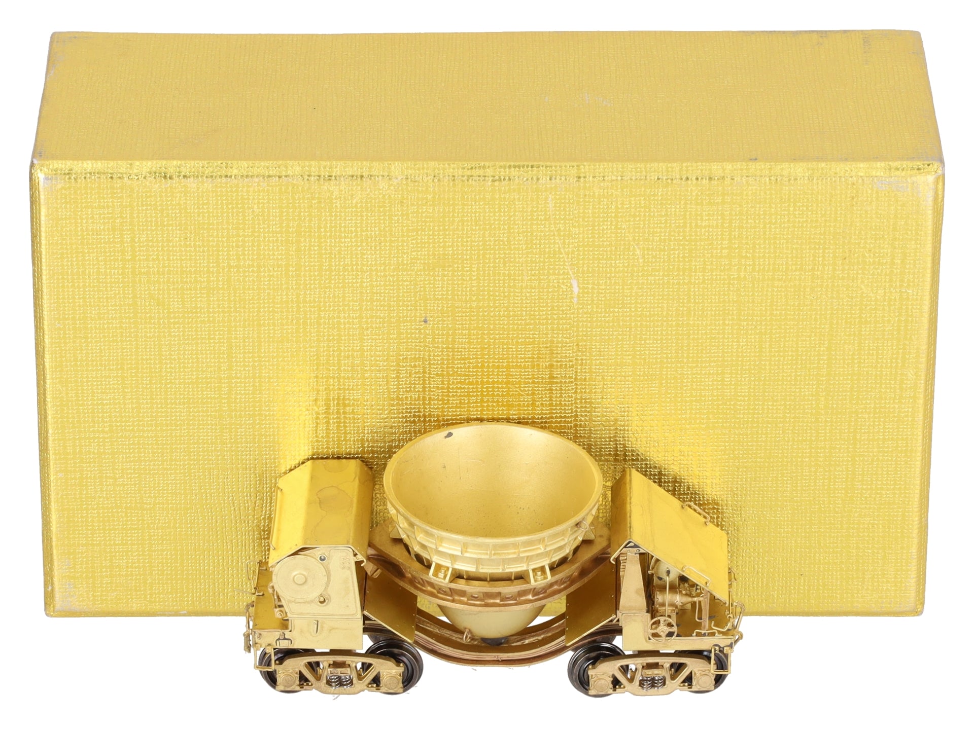 Oriental Limited 2015 HO BRASS Slag Car w/ Waffle Top -Unpainted EX/Box